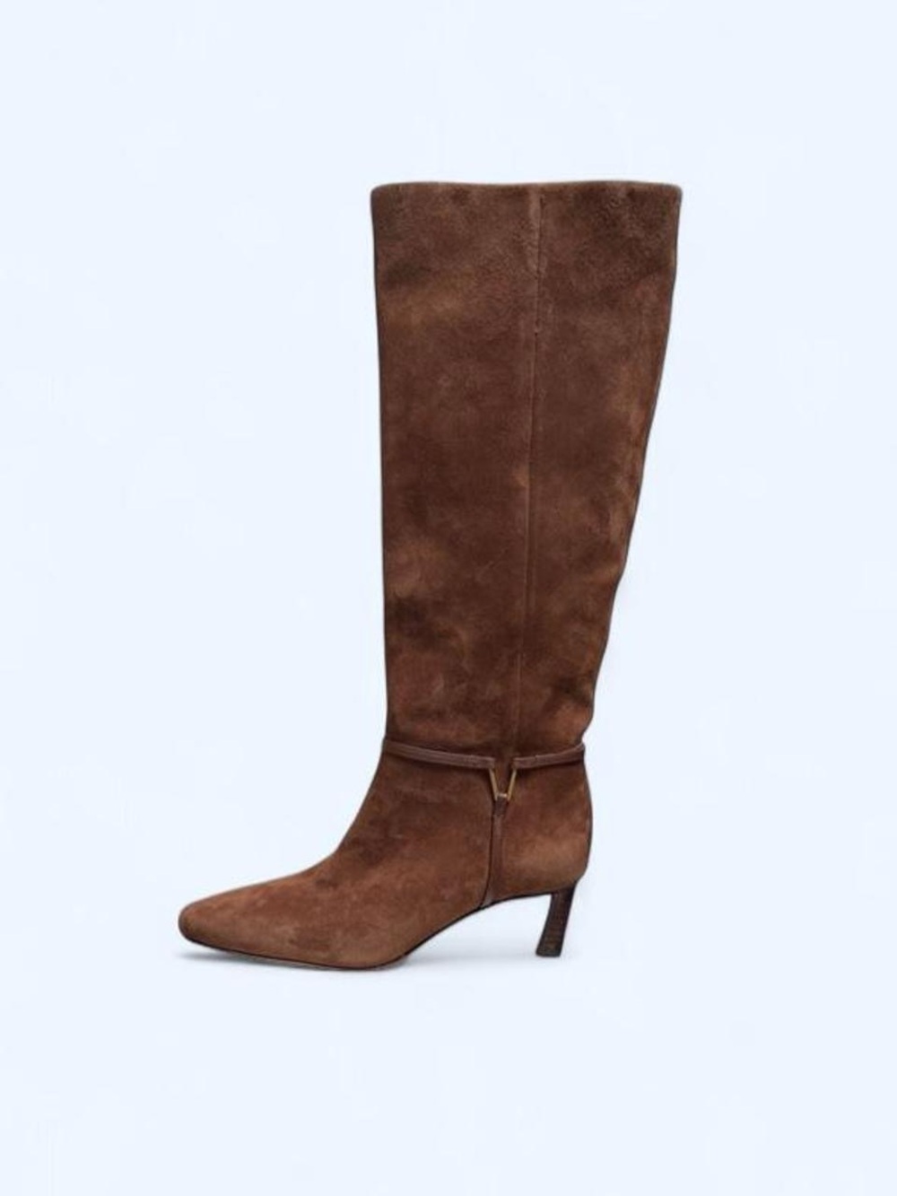 Veronica Beard - Kenzie Brown Suede Knee High Boot - 8.5 Wide Calf